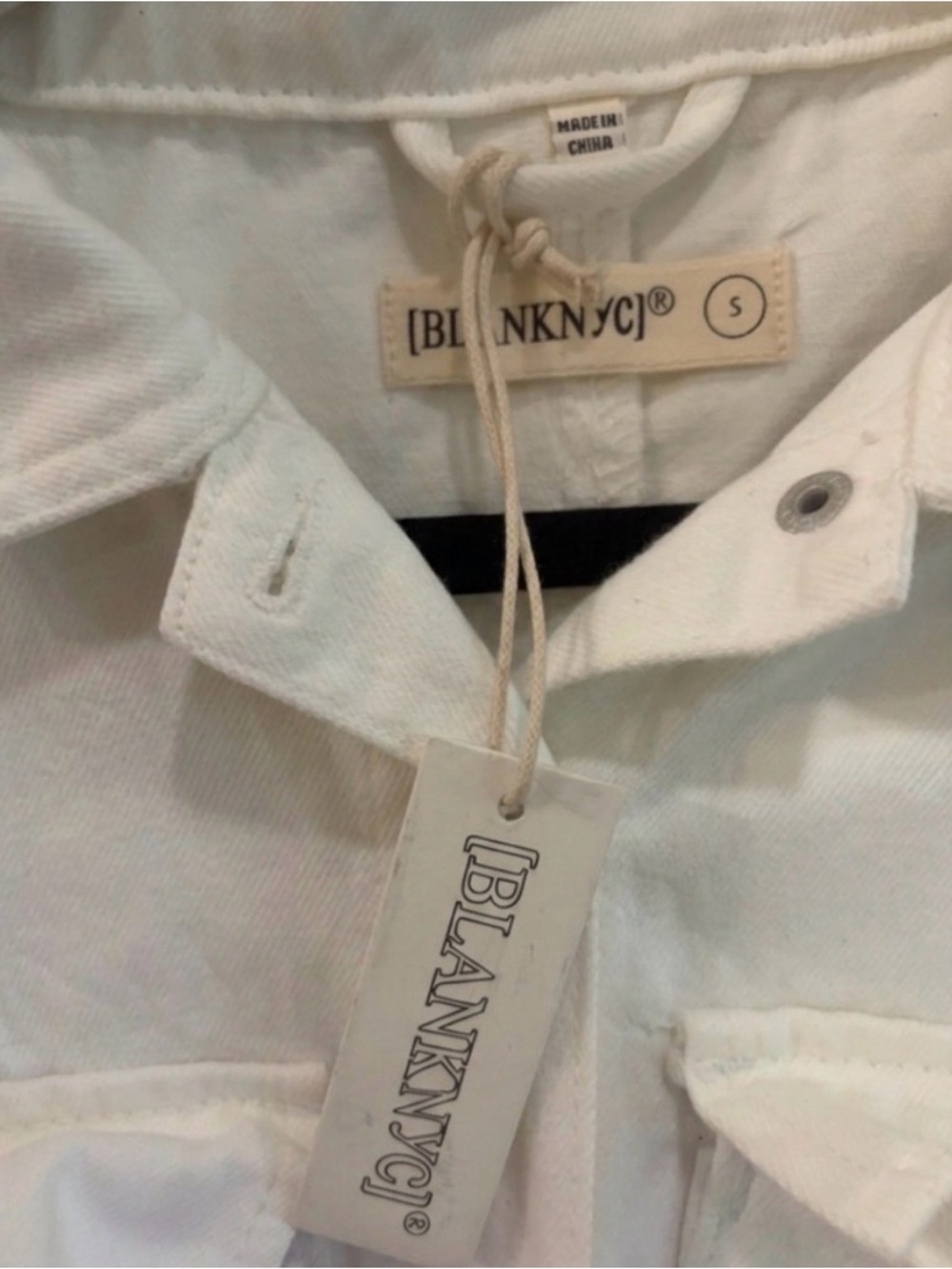 Blank NYC White Utility Short-Sleeve Romper - Picture 6 of 15
